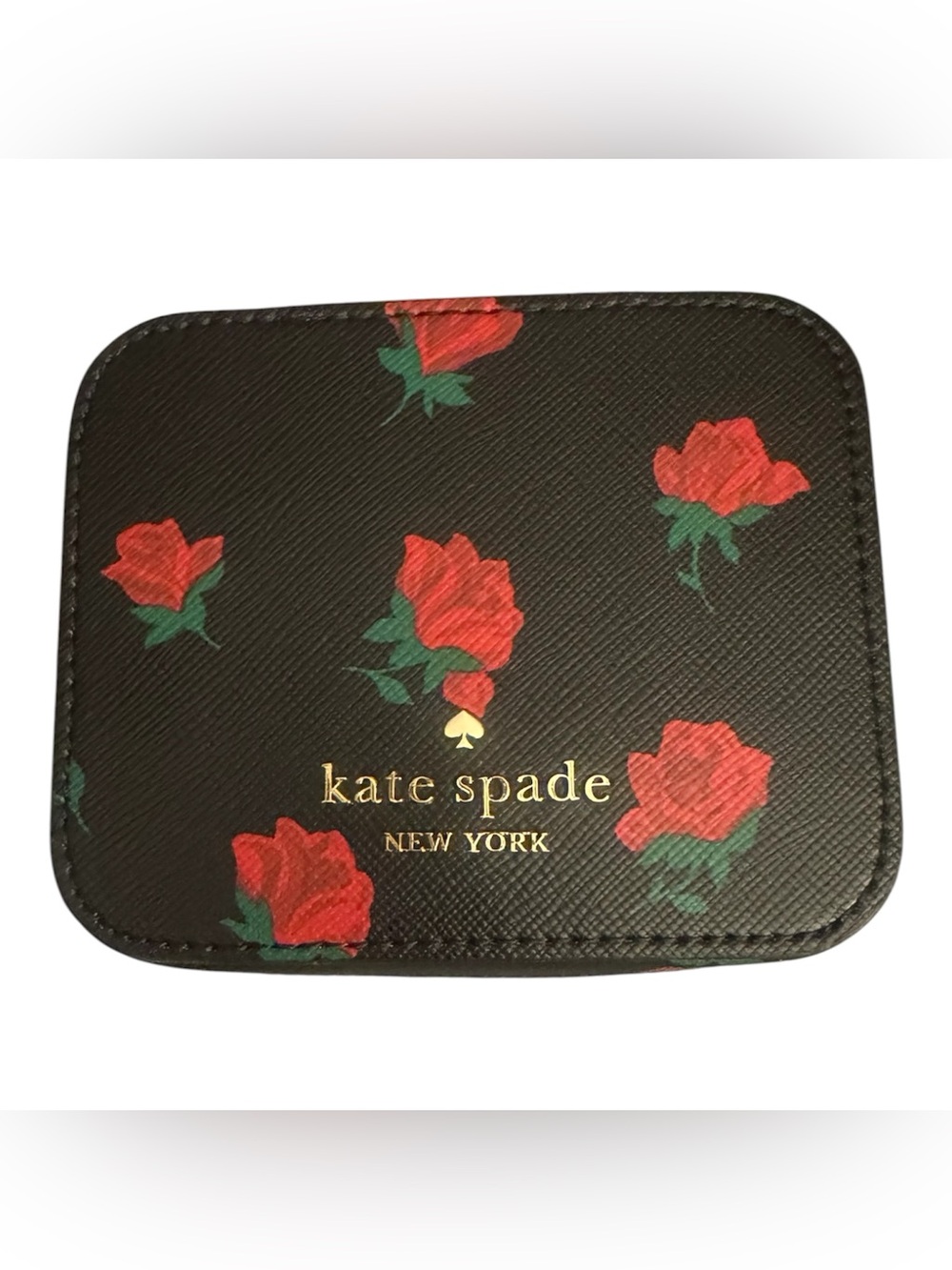 kate spade ~ Madison Ditsy Rose Toss printed jewelry holder case